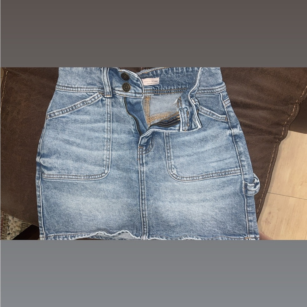 SO Blue Denim Mini Skirt